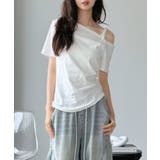 アシメオフショルトップス | Jewelobe | 詳細画像17 