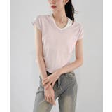 配色レイヤードTシャツ | Jewelobe | 詳細画像13