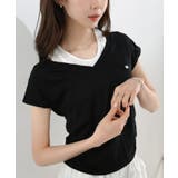 配色レイヤードTシャツ | Jewelobe | 詳細画像5