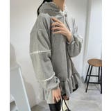 レースディテールスウェットフーディーミニワンピース | Jewelobe | 詳細画像2 