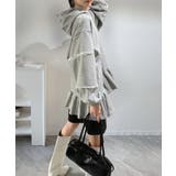 レースディテールスウェットフーディーミニワンピース | Jewelobe | 詳細画像3 