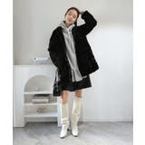 レースディテールスウェットフーディーミニワンピース | Jewelobe | 詳細画像8 