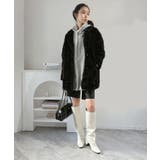 レースディテールスウェットフーディーミニワンピース | Jewelobe | 詳細画像9 