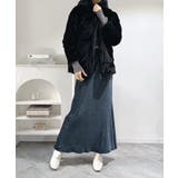 リンクルベロアマキシセミマーメイドスカート | Jewelobe | 詳細画像11 