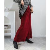 リンクルベロアマキシセミマーメイドスカート | Jewelobe | 詳細画像12 