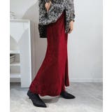 リンクルベロアマキシセミマーメイドスカート | Jewelobe | 詳細画像13 