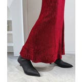 リンクルベロアマキシセミマーメイドスカート | Jewelobe | 詳細画像15 