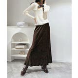 リンクルベロアマキシセミマーメイドスカート | Jewelobe | 詳細画像26 