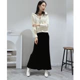 リンクルベロアマキシセミマーメイドスカート | Jewelobe | 詳細画像37 