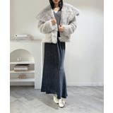 リンクルベロアマキシセミマーメイドスカート | Jewelobe | 詳細画像9 