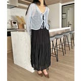 ダブルリボン透かし編みショートカーディガン | Jewelobe | 詳細画像13