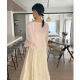 ダブルリボン透かし編みショートカーディガン | Jewelobe | 詳細画像7