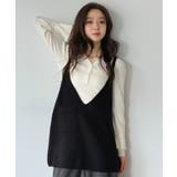 ワッフルルーズキャミニットベスト | Jewelobe | 詳細画像22 