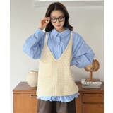 ワッフルルーズキャミニットベスト | Jewelobe | 詳細画像4 