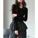 ダブルカフスヘンリーVネックニットトップス | Jewelobe | 詳細画像33 