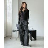 ダブルカフスヘンリーVネックニットトップス | Jewelobe | 詳細画像39 