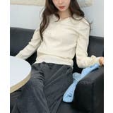 ダブルカフスヘンリーVネックニットトップス | Jewelobe | 詳細画像9 