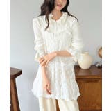 フリル×レースビスチェディテールキャミチュニック | Jewelobe | 詳細画像2 