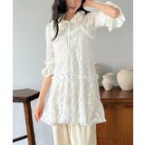 フリル×レースビスチェディテールキャミチュニック | Jewelobe | 詳細画像4 