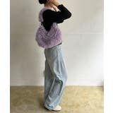 ダブルストラップラウンドフェイクファーバッグ | Jewelobe | 詳細画像11 