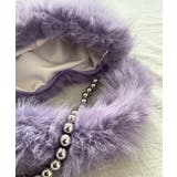 ダブルストラップラウンドフェイクファーバッグ | Jewelobe | 詳細画像16 