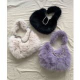 ダブルストラップラウンドフェイクファーバッグ | Jewelobe | 詳細画像24 