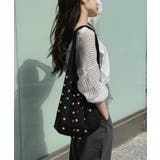 ビーズ付きかぎ針編みトートバック | Jewelobe | 詳細画像6 
