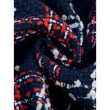 ウエストリボンツイードミニドレス ノースリーブ 胸元隠し | DressShop JEWELS | 詳細画像8 