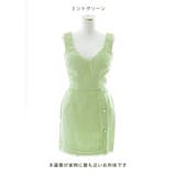ツイードキャミソールドレス パール ボタン | DressShop JEWELS | 詳細画像5 