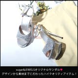 オープントゥグリッタークリアヒール 14cmヒール | DressShop JEWELS | 詳細画像5 