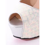 クロスデザインオープントゥパンプス 厚底 | DressShop JEWELS | 詳細画像4 