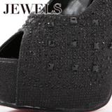 豪華に煌めくストーンの人気パンプス♪ 14cmヒールオープントゥパンプス | DressShop JEWELS | 詳細画像8 