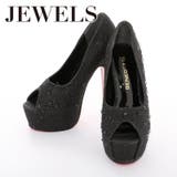 豪華に煌めくストーンの人気パンプス♪ 14cmヒールオープントゥパンプス | DressShop JEWELS | 詳細画像12 