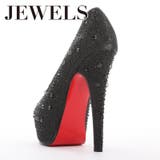 豪華に煌めくストーンの人気パンプス♪ 14cmヒールオープントゥパンプス | DressShop JEWELS | 詳細画像5 