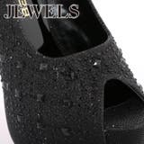 豪華に煌めくストーンの人気パンプス♪ 14cmヒールオープントゥパンプス | DressShop JEWELS | 詳細画像7 