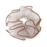 クリーム | シュシュ ヘアゴム ヘアポニー | Jewel vox