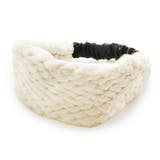 アイボリー | ヘアバンド フェイクファー カチューム | Jewel vox