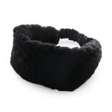 ブラック | ヘアバンド フェイクファー カチューム | Jewel vox