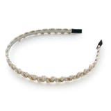 アイボリー | カチューシャ ヘアバンド 細め | Jewel vox