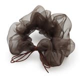 ブラウン | シュシュ ヘアゴム ヘアアクセ | Jewel vox