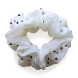 ホワイト | シュシュ ヘアゴム ヘアアクセ | Jewel vox