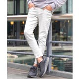 Bホワイト(アンクル) | スキニー デニムジーンズ スキニーパンツ ストレッチ フルレングス アンクル | JIGGYS SHOP