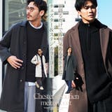 JIGGYS SHOP（ジギーズショップ） | チェスターコート メンズ ステンカラーコート コート ロングコート アウター セミロング ビジネスコート 通勤 ステンカラー ロング ウールコート カジュアル 細身 スリム 暖かい 服 秋服 冬服 秋 冬