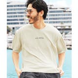 グレージュロゴ1 | Tシャツ メンズ おしゃれ◆サマーパイルTシャツ◆ひんやり | JIGGYS SHOP