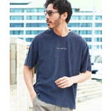 ネイビーロゴ1 | Tシャツ メンズ おしゃれ◆サマーパイルTシャツ◆ひんやり | JIGGYS SHOP