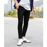 ブラック(スリム) | アンクルパンツ メンズ◆テーパードアンクルチノパンツ◆9分丈 クロップド | JIGGYS SHOP