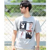 Cグレー | 定番 韓国◆PLAYBOY ロゴTシャツ◆Tシャツ | JIGGYS SHOP