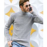 bミックスグレー | ◆コットンリブVネック&タートルニット◆ | JIGGYS SHOP