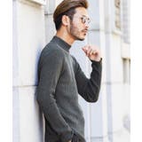 cミックスチャコール | ◆コットンリブVネック&タートルニット◆ | JIGGYS SHOP