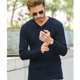 aネイビー | ◆コットンリブVネック&タートルニット◆ | JIGGYS SHOP